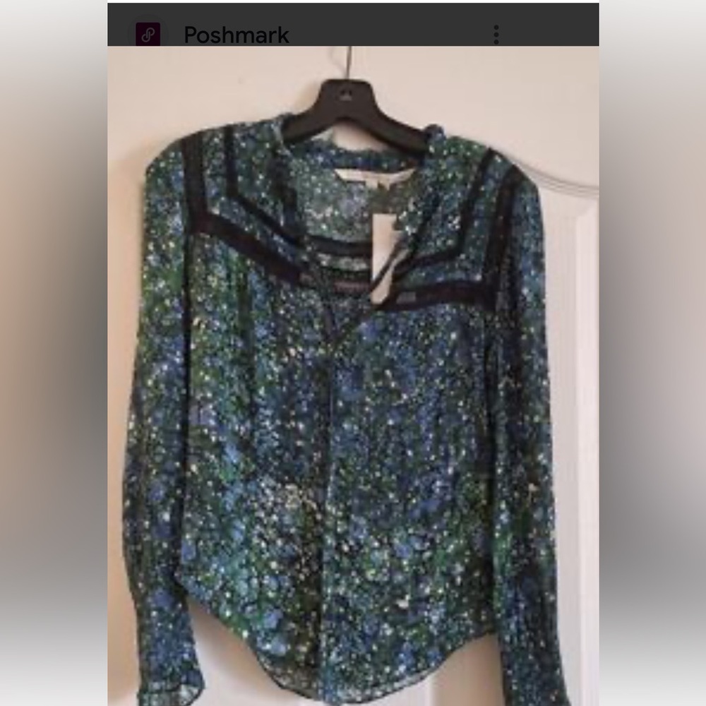 Veronica Beard Candita Long Sleeve Women's Blouse.  Size 0